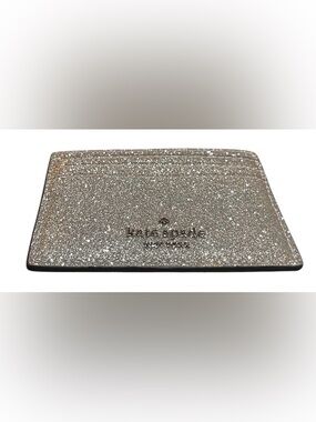 KATE SPADE Glittery card holder